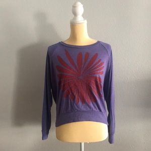 Supermaggie Purple Daisy Sweatshirt